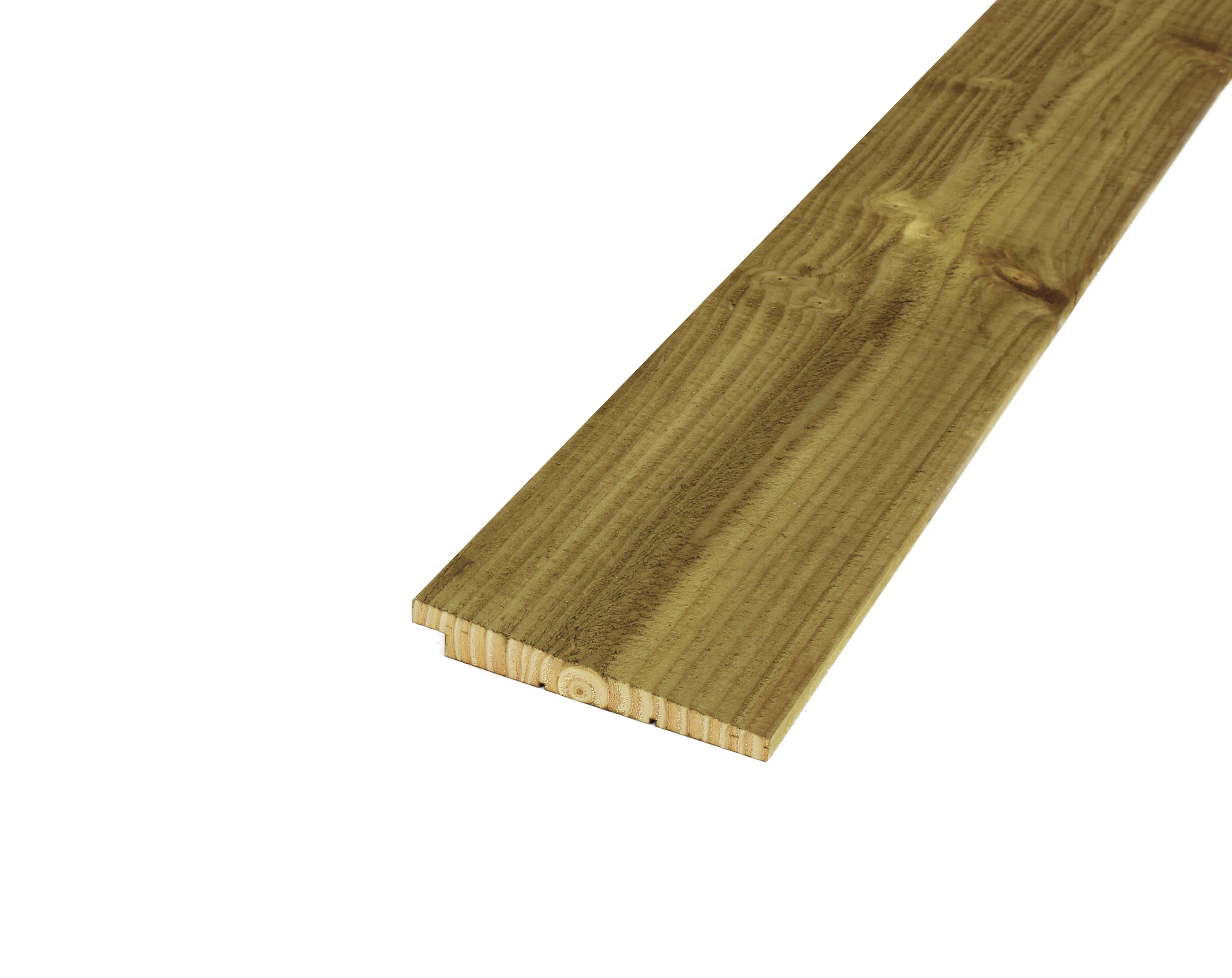 Douglas Zweeds Rabat 2.1 x 16.5 cm (21 x 165 mm) Groen Geïmpregneerd - Lengte 500 cm - Afbeelding 6